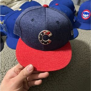 4th of July 2017 Chicago Cubs 7 1/4 Fitted
